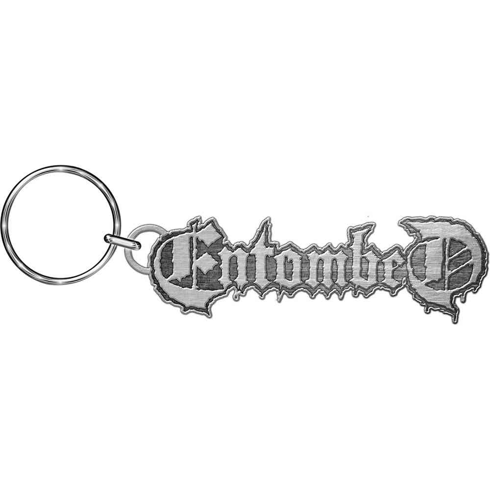 Entombed - Logo Sleutelhanger - Zilverkleurig